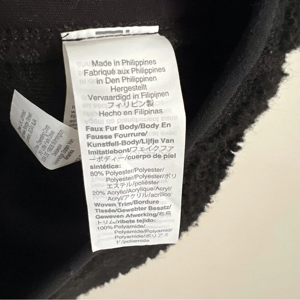 J Crew Men’s Black Fleece Sherpa Vest Preppy Neutral Outdoor Gorpcore XL